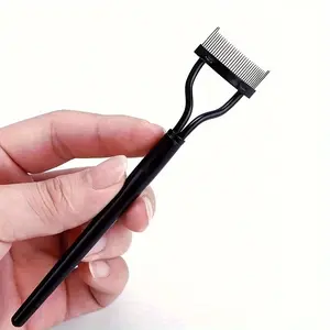 Eyelash Comb Set, Plastic Handle Lash Separator, Professional Unscented Eye Makeup Tool for False Lashes, Cosmetic