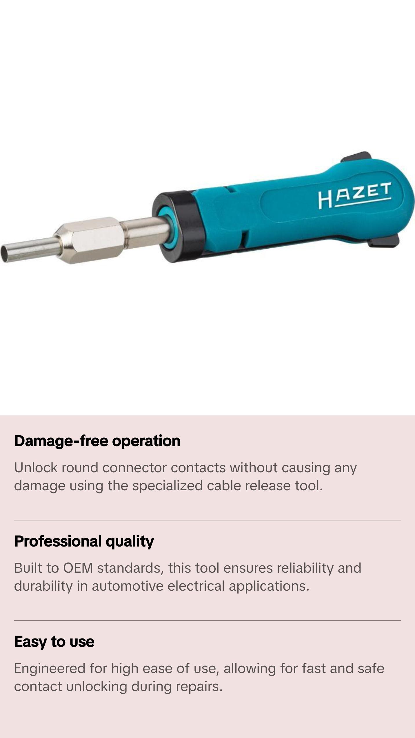 Hazet 4671-2 Cable Release Tool, 136mm