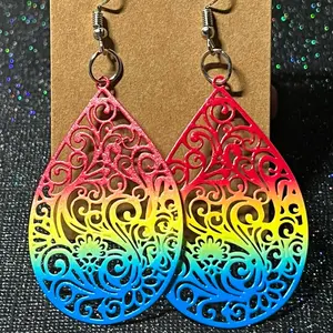 Rainbow earrings