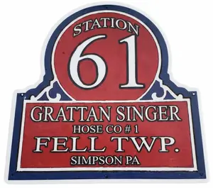 Station 61 Gratton Singer FD Window or Helmet Decal Tiktok