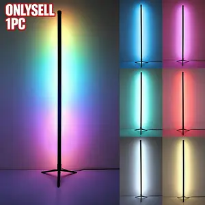 1pc RGB LED Floor Lamp with Music Synchronization Function, Press Key Control, USB Power Supply, Colorful Ambient Light, Multifunctional Ambient Lights for Bedrooms, Living Rooms, etc, Modern Standing Light, Led Mood Light, Atmosphere Lighting
