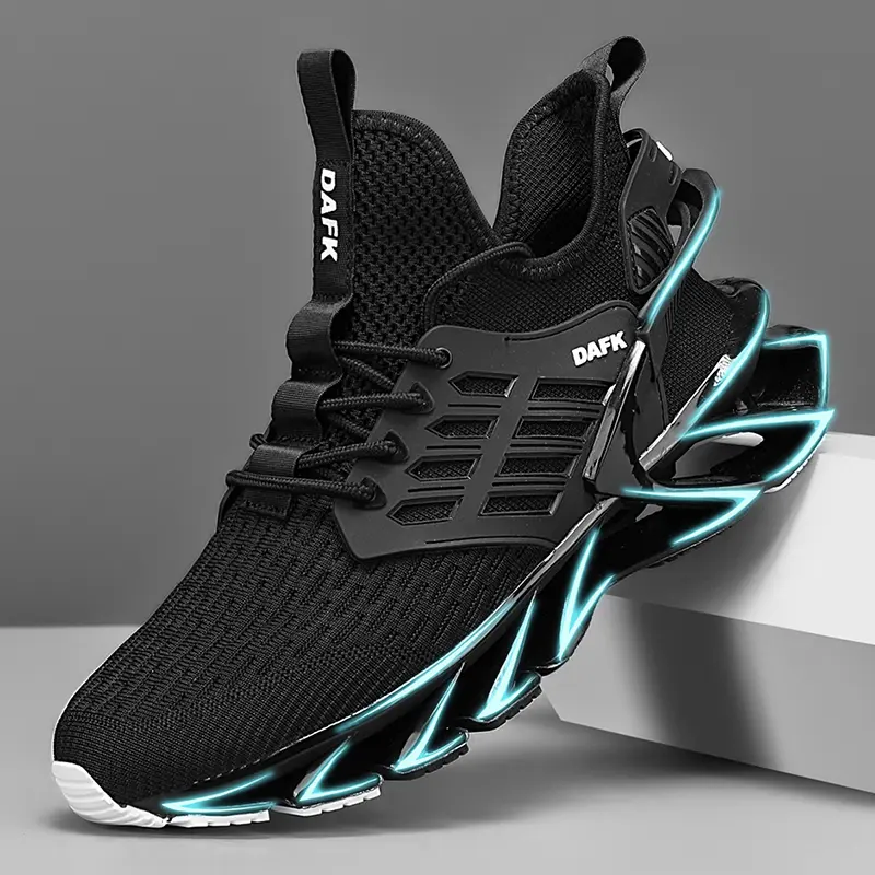 Men's Blade Running Shoes Fashion Futuristic Tech Wear Sneakers Non-slip Breathable Athletic Walking Shoes For Men