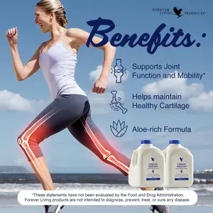 Forever Living Products Forever Freedom Orange-Flavored Aloe Vera Juice Drink with Glucosamine & Chondroitin for Joint Health and Mobility