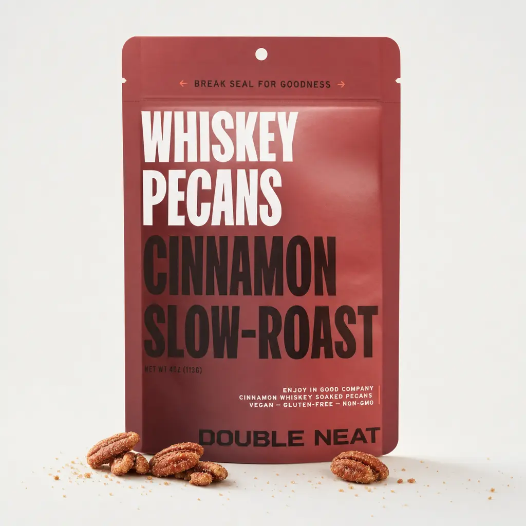 Cinnamon Whiskey Pecans