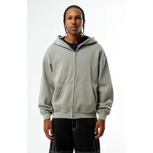 Pacsun Men's Vintage Washed Full Zip Hoodie