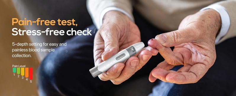 Linksun G-425-1 Blood Glucose Monitor Kit, 100/50 Test Strips &100/50 Lancets, 1 Blood Sugar Monitor, 1 Lancing Device, Diabetes Testing Kit, No Coding,500 Memory, Control Solution, Large Display, Glucometer for Home Use Healthcare TikTokShopBlackFriday Linksun G-425-1 Blood Glucose Monitor Kit, 100/50 Test Strips &100/50 Lancets, 1 Blood Sugar Monitor, 1 Lancing Device, Diabetes Testing Kit, No Coding,500 Memory, Control Solution, Large Display, Glucometer for Home Use Healthcare TikTokShopBlackFriday