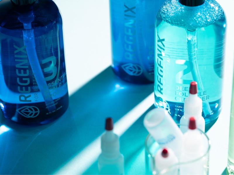 Regenix Starter Kit for Hair Thinning Prevention - 30-Day Solution with Free Hair Microanalysis, Scalp Protectant & Treatment Vials