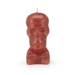 Skull Candle - Red Skull Design for Rituals, Curses & Spells - Ideal for Positive Energy and Transformation - Decor, Light