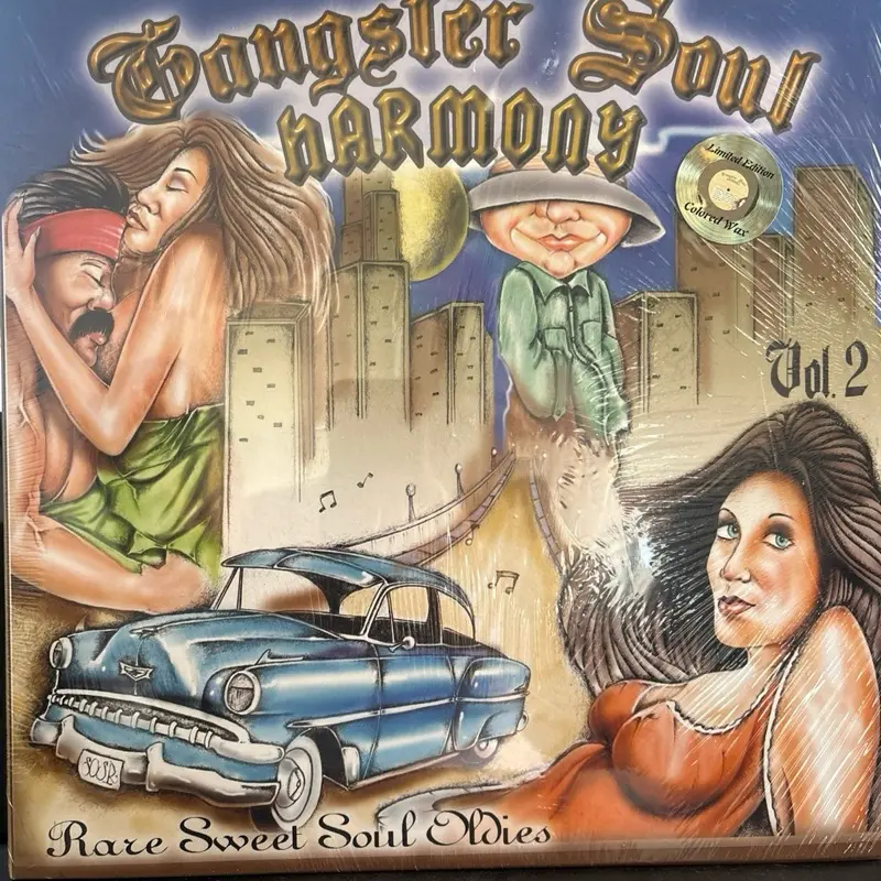 Gangster Soul Harmony Vol.2 Rare Oldies Album -Vinyl Limited Edition Clear Wax Collectible Sweet Soul Classics
