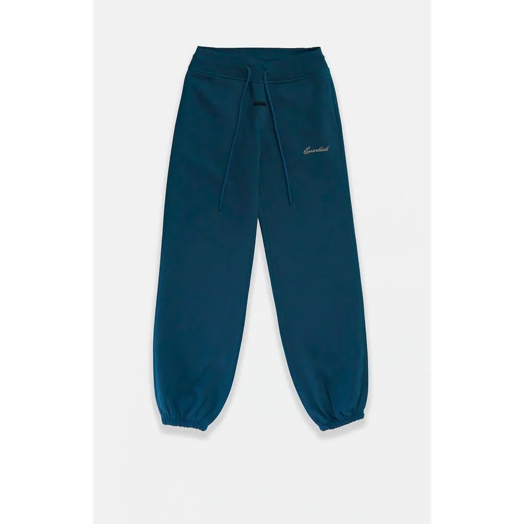 Fear of God ESSENTIALS Men's Women's Blue Low Rise Jogger Sweatpants