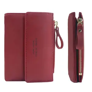 RFID Blocking Women Leather Wallet Credit Card Holder Mini Bifold Purse US Fast