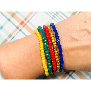 Holiday bracelets fall bracelets trendy bracelets red, green, gold, bluebracelets