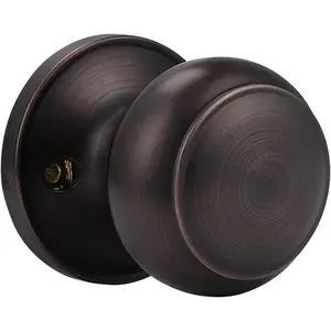 Single Ball Dummy Door Knob Half Dummy Handles Oil Rubbed Bronze