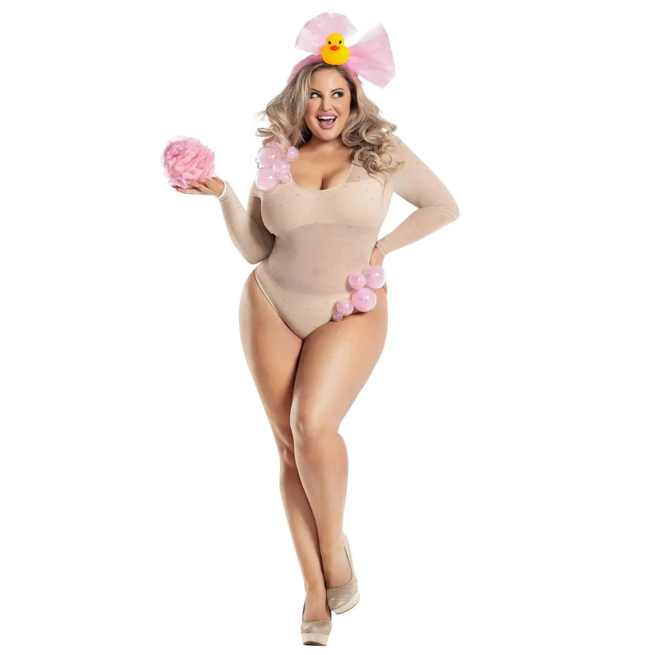 Plus Size Bubble Bath Babe Costume