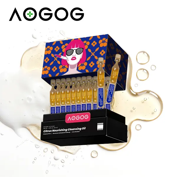AOGOG Makeup Remover Lightweight Liquid Cleansing Oil, Deep Clean & Soothe Skin,Gentle Makeup Remover Cleansing Oil, for Sensitive Skin& All Skin Types, Korean Skincare,Greenish,Tiktokshopstockup