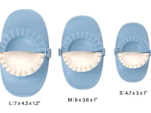 Set Of 3: Perfect Dumpling Ravioli Empanadas Pie Pastry Maker Mold Dough Press | Dumplings Maker Cutter,Perfect Kitchen Tools Accessories - 3 Different Sizes Utensils Circle