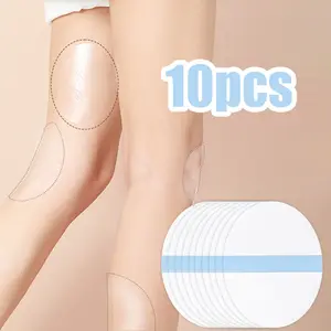 Thigh Chafing Protection Pads, 10 Pieces Anti-Chafe Tape for Men & Women, Outdoor Sports Knee and Shin Cushions, One-Time Use