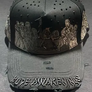 Last Supper Hat Modern Style with Embedded Stones High-Quality Design Unique Piece