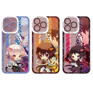 Anime Bungo Stray Dogs Silicone Phone Cases For iPhone 17 16 15 14 13 12 11 Promax Pro Air Plus Transparent Shockproof Protective Cover
