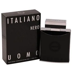 Giorgio Armani Italiano Uomo Nero EDP Fragrant Masculine Men's Fragrance, 3.4 fl oz, New in Box, Black Spray Perfume, Concentrated Scent
