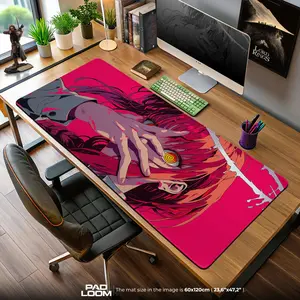 Makima Hypnotic Control Mouse Pad Anime Mousepad XL Desk Pad for Gamers Mouse Pad for PC Setup