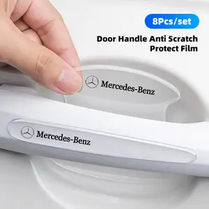 8Pcs TPU Car Door Handle Film Anti Scratch Stickers Decals For Mercedes Benz AMG GLE GLS CLA CLE GLC CLS GLA W223 W213 W206 W464 W247 W167 W166 W222 W205 W204 W177 W246 W212 W221 W463