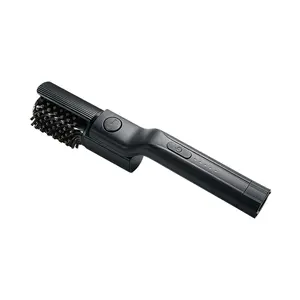 Electric BBQ Grill Brush, Cordless Automatic Grill Scraper with Heavy-Duty Rotating Bristles & Splash Guard, Effortless Motorized Grill Cleaner Tool, BBQ Accessories Gift for Men/Dad (Black)