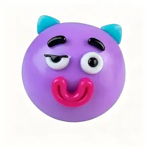 Funny Face Dog Smushers Soft Vinyl Toys, Ultra Soft Sensory Stress Relief Squeeze Toy for Anxiety Relief, ADHD Kids, Party Favors & Daily Relaxation