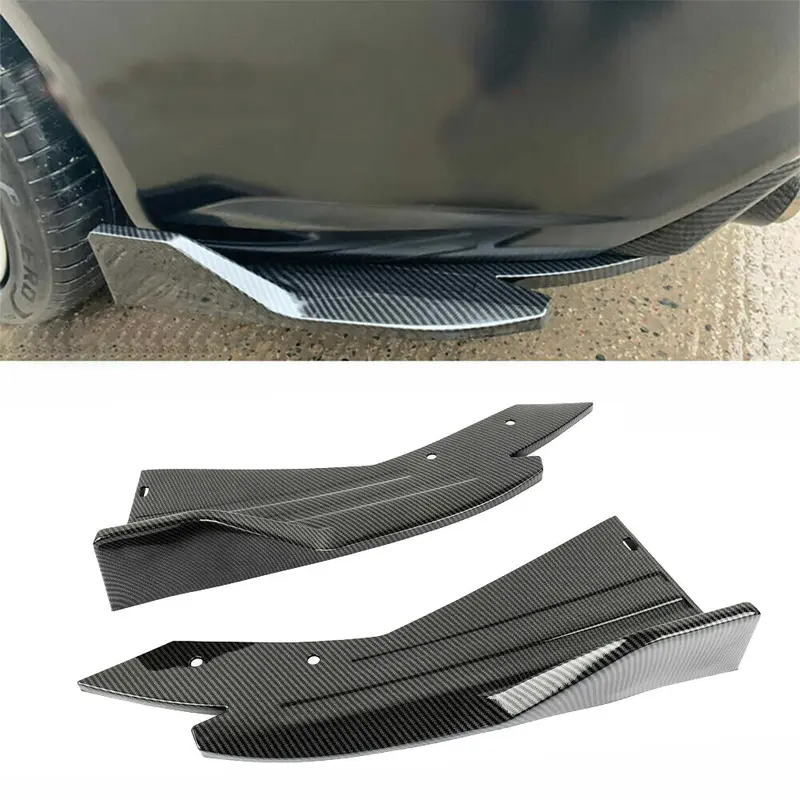Carbon Fiber Rear Bumper Lip Spoiler Splitter Diffuser for Dodge Charger, Automotive Decoration Car Accessory, Car Accessories