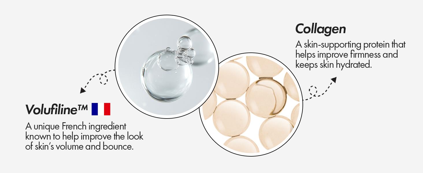 [ELROEL Official Store] ELROEL Blanc Cover Cream Stick V White - Korean Color-Changing Foundation Stick with Volufiline - Medium to Full Coverage Dewy Finish Base Makeup - Dual-Ended with Detachable Brush (13g, 0.04 oz)