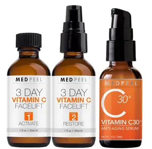 Vitamin C 3-Day Facelift Kit & Vitamin C30X Anti-Aging Serum Skincare Brightening