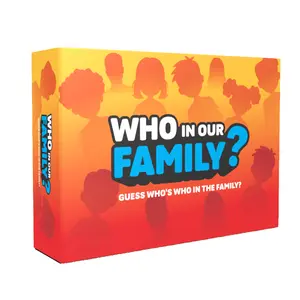 Who Our Family? – Hilarious Family Party Game | Trivia, “Most Likely To” & Head-to-Head Challenges | Fun Family Game Night Card Game for Kids, Teens & Adults