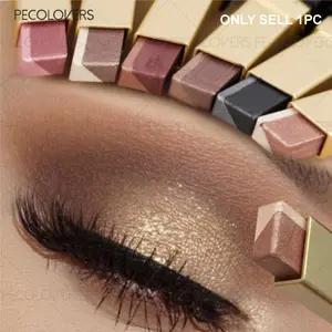 Shiny Two-color Eyeshadow Stick with Various Shades, Highly Pigmented Shades, Soft Texture, Easy To Blend, Long-lasting Waterproof Eye Makeup, Eye Makeup, Glitter Eyeshadow Stick, Eyeshadow Shimmer