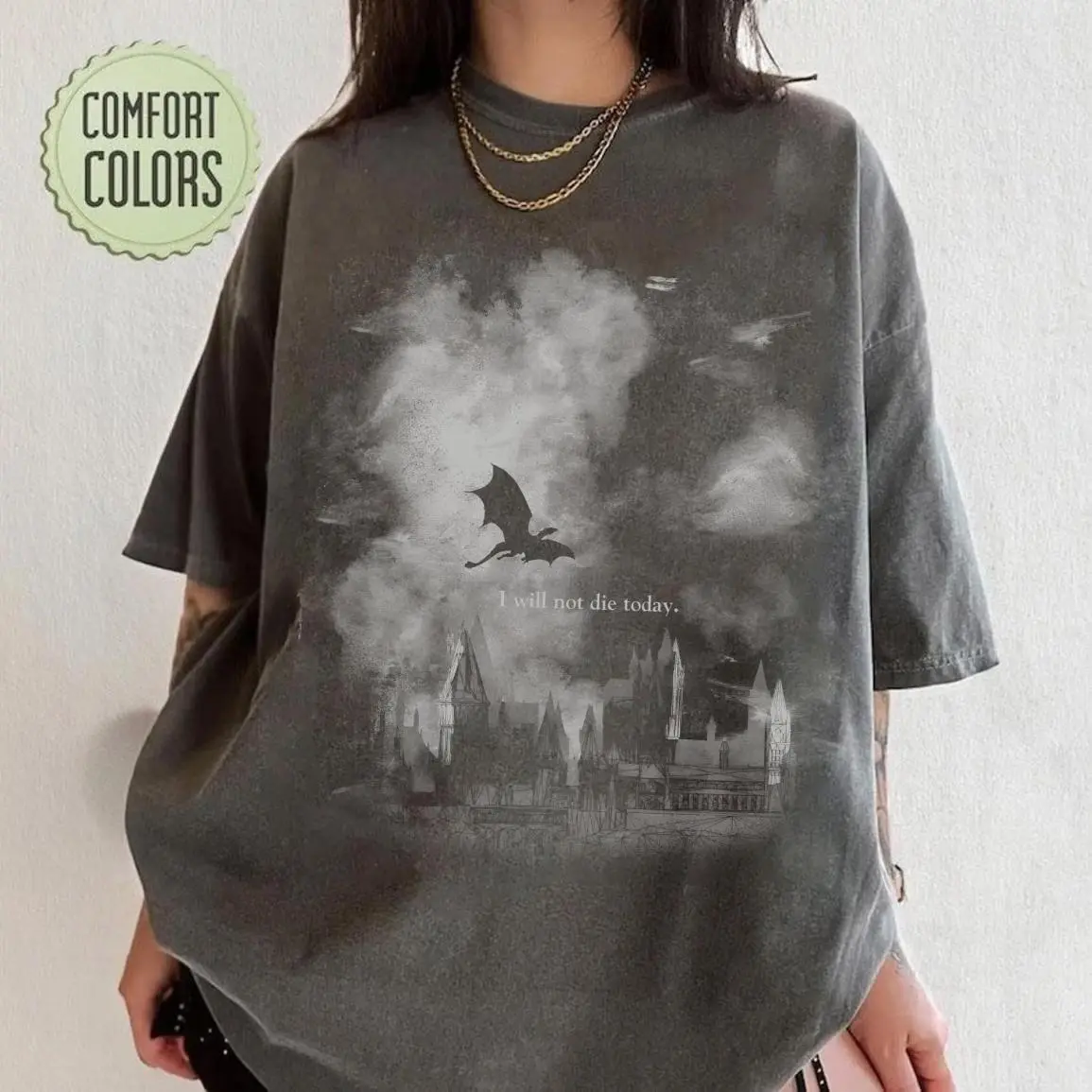 Comfort Colors  Fourth Wing Dragon Shirt, Tairn & Andarna T-Shirt, Basgiath War College Shirt, Dragon Rider Shirt, Bookish Gift for Readers, Comfortable Stretch, Moves with You, Gift For Him, Gift For Her
