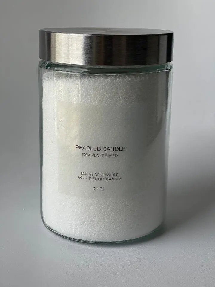 Pearled Candle Jar 24 oz