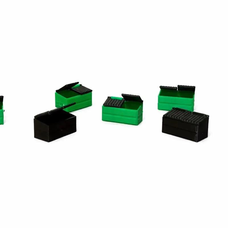 Raw 1:64 scale dumpsters (7 pack) Desktop Organizer Bins Home Organizer Box