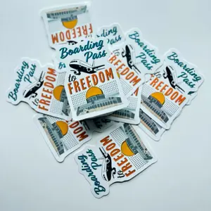 Choose 3 Palestinian Stickers - Laptop & iPad Decals - $13 Bundle - Boarding Pass to Freedom Design