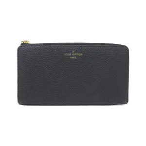 Pre-owned Louis Vuitton Calfskin Small Leather Goods Taurillon Clemence Long Wallet