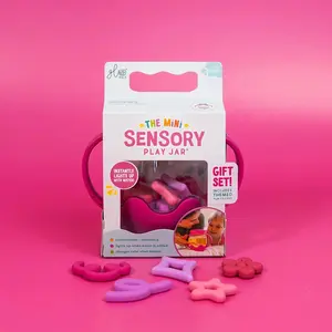 Glo Pals-Mini Sensory Play Jar Gift Set Pink