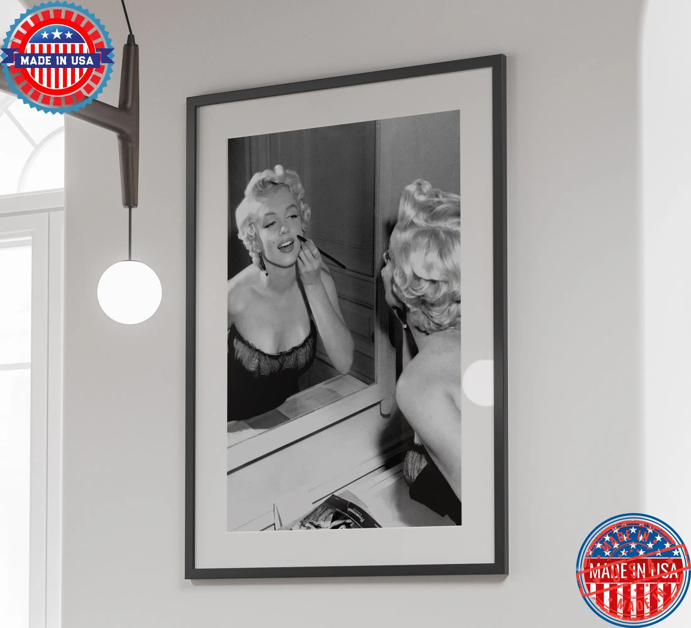 Marilyn Monroe Makeup Poster, Marilyn Monroe, Fashion Wall Art, Vintage Photography, Old Hollywods, Room Decor