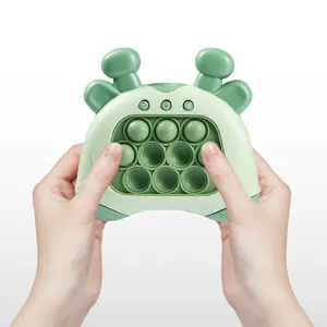 Trending Now Fast Push Fidget Toy - Rabbit Green Brown Pop Game, Stress Relief Sensory Toy for Kids & Adults