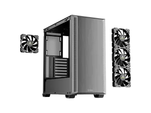 Antec P7 S, 4 x PWM Fans Included, Dual Side Front Mesh Intake, 360 mm Top Radiator Support, Type-C 3.2 Gen 2, Sound-Dampening Side Panels, Mid-Tower ATX PC Case