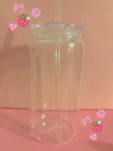 Customizable plastic 19 oz cup