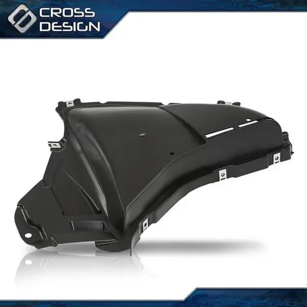 CROSSDESIGN 1pc Plastic Front Left Fender Liner, Section Injection-Form Fit for 2017-2020 BMW 530i (1 x Front Left Fender Liner)