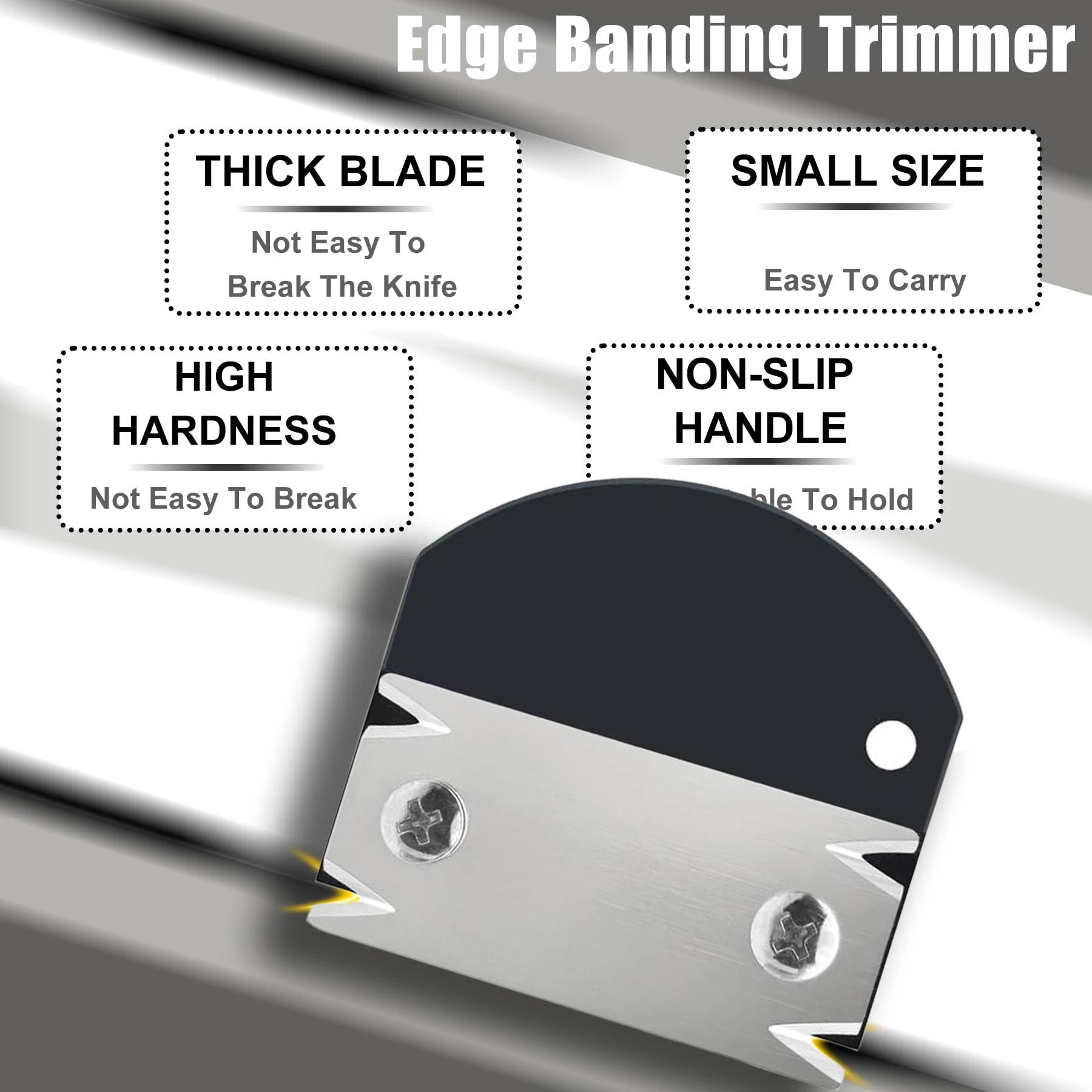 Woodworking Edge Trimmer & Chamfering Tool | Corner Planer for Wood Deburring & Fillet Scraping | Handheld Chamfer Knife for Laminate, Veneer, Edge Banding | Specialty Wood Carving Tool