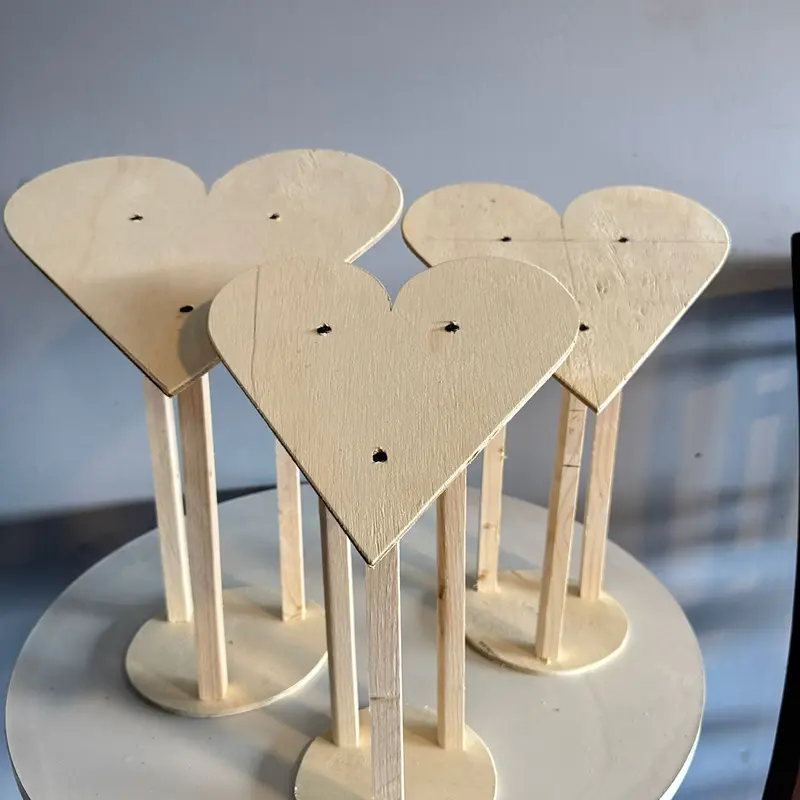 Base de corazon 3D de madera ideales para floristas, eventos, san valentin, arreglos elegante, heart shape 3D, luxury arrangaments Home Decor Accessory Modern Home Decoration Floral Flower Wooden