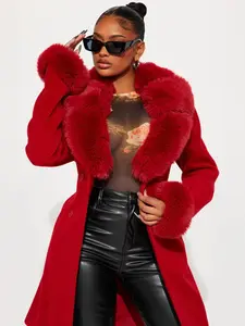 New York Nights Coat - Red