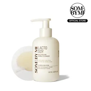 Lacto Soy Mild Peeling Bubble Cleanser 6.08oz, 180ml - Daily Vegan Blackhead Removing Korean Face Wash - Korean Skin Care