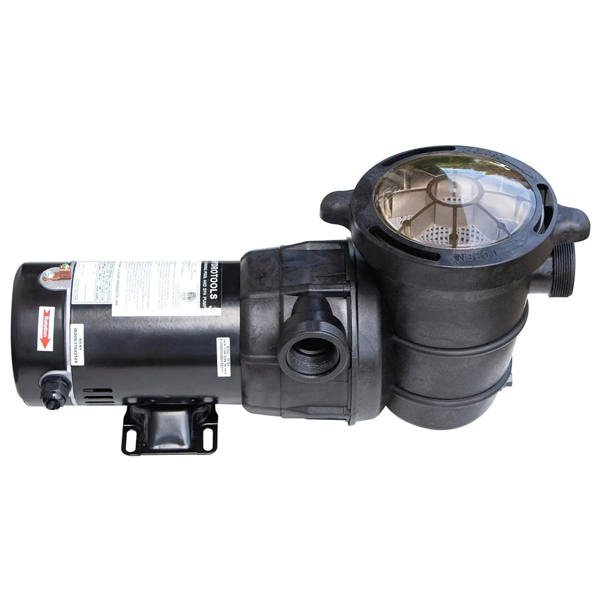Swimline HydroTools Hydro Flo 1.5 HP 5820 GPH 2 Speed Horizontal Discharge Pump Swimline HydroTools Hydro Flo 1.5 HP 5820 GPH 2 Speed Horizontal Discharge Pump