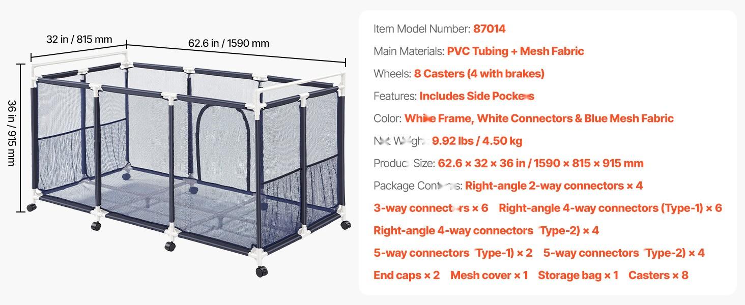 Pool Storage Bin And Rolling Organizer For Pools, 62.6 X 32 X 36 Inches, Durable Plastic Frame With Side Pockets, Casters, Mesh Basket For Pool Toys, Noodles, Floats, And Accessories Pool Storage Bin And Rolling Organizer For Pools, 62.6 X 32 X 36 Inches, Durable Plastic Frame With Side Pockets, Casters, Mesh Basket For Pool Toys, Noodles, Floats, And Accessories